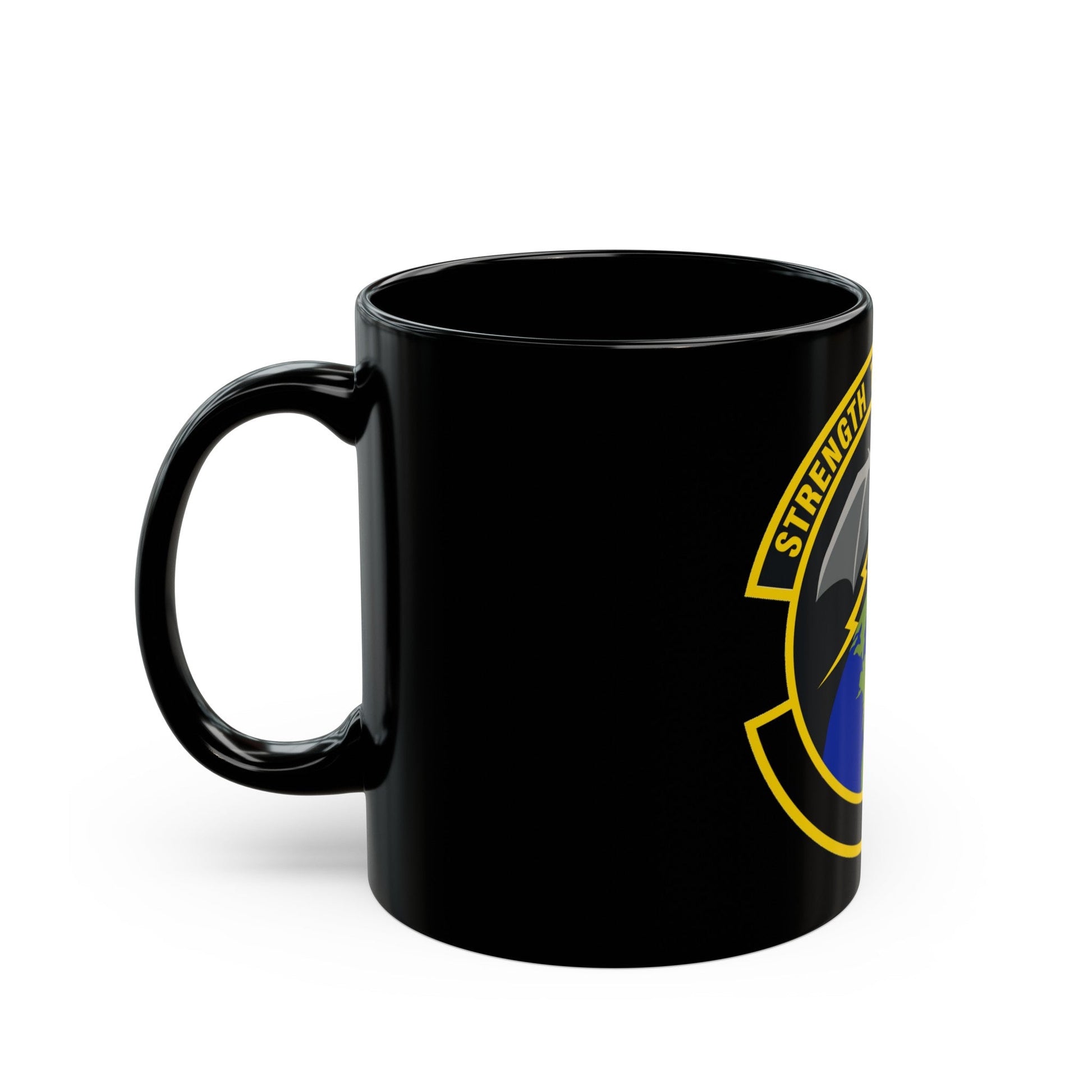 595 Operations Support Flight AFSPC (U.S. Air Force) Black Coffee Mug-The Sticker Space