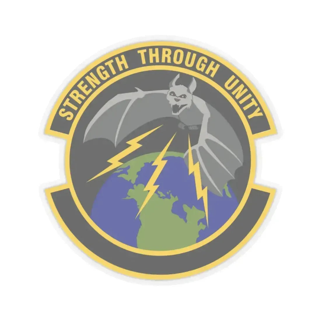 595 Operations Support Flight AFSPC (U.S. Air Force) STICKER Vinyl Kiss-Cut Decal 2 Inch Transparent - The Sticker Space