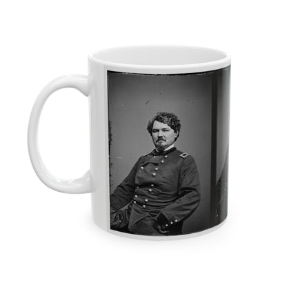Portrait Of Brig. Gen. Samuel D. Sturgis, Officer Of The Federal Army (U.S. Civil War) White Coffee Mug