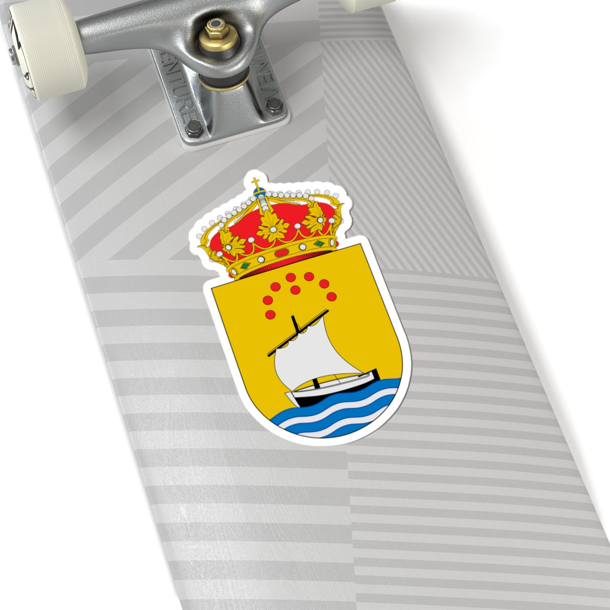 Escudo de Fene (Spain) (Coat of Arms) STICKER Vinyl Kiss-Cut Decal