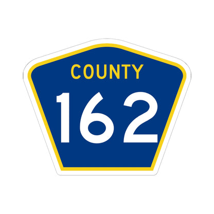 County 162 MN (Minnesota) (Road Sign) STICKER Vinyl Kiss-Cut Decal