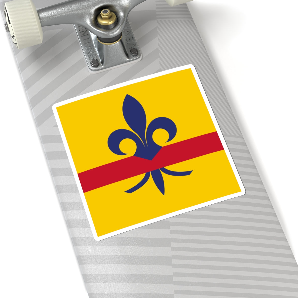Flag of Pertuis France (France) STICKER Vinyl Kiss-Cut Decal