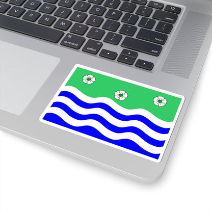 Flag of Cumberland (England) STICKER Vinyl Kiss-Cut Decal