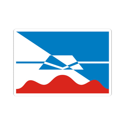 Flag of Krasnogorsk Moscow oblast (Russia) STICKER Vinyl Kiss-Cut Decal