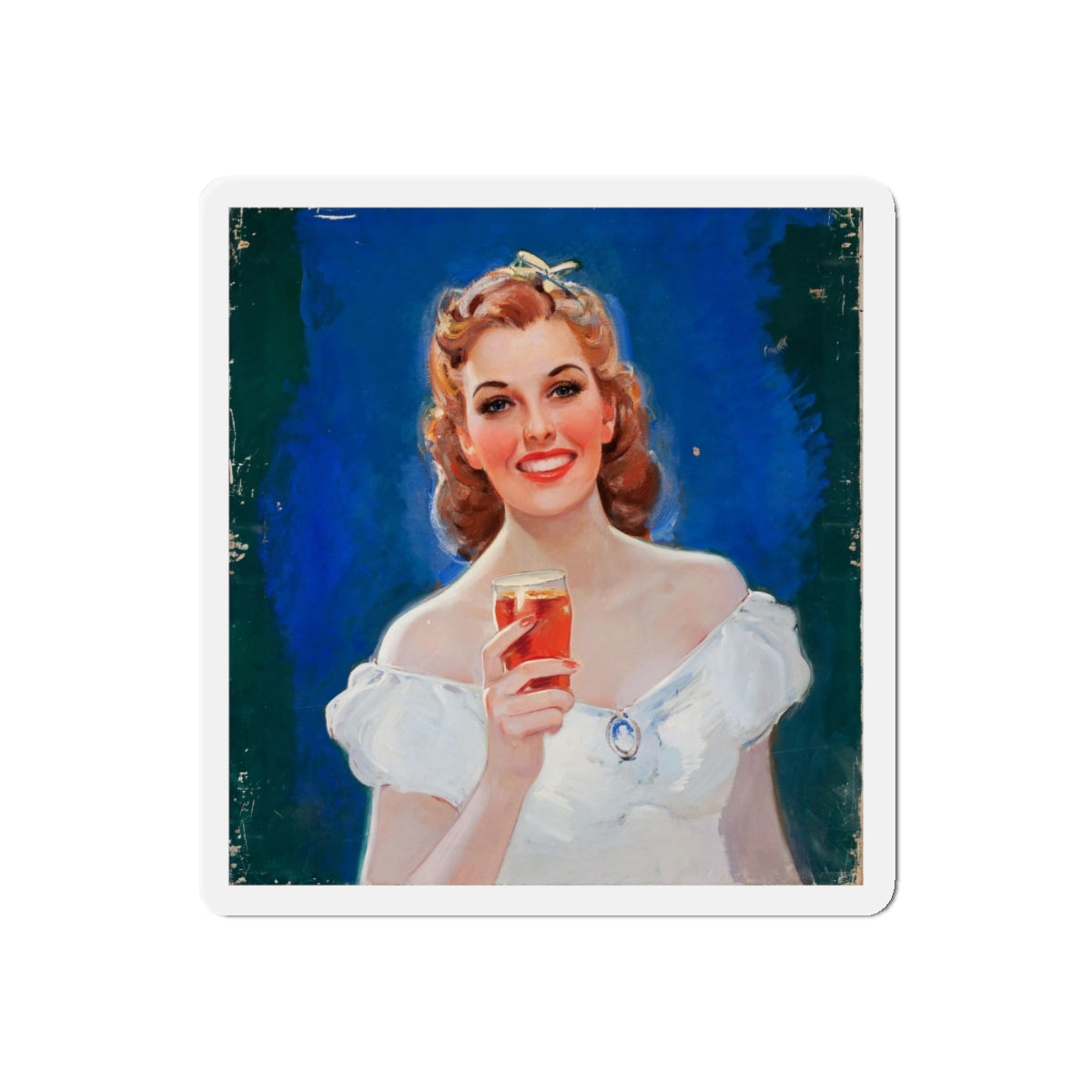 Soda ad illustration (Magazine Illustration) Refrigerator Magnet