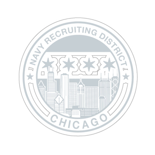 Naval Recruiting District Chicago (U.S. Navy) STICKER Vinyl Kiss-Cut Decal