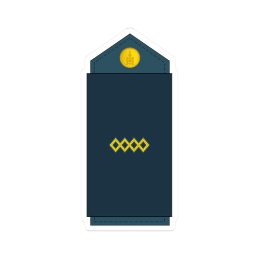 02.Mongolian Air Force PFC (Mongolia) (Military Rank) STICKER Vinyl Kiss-Cut Decal
