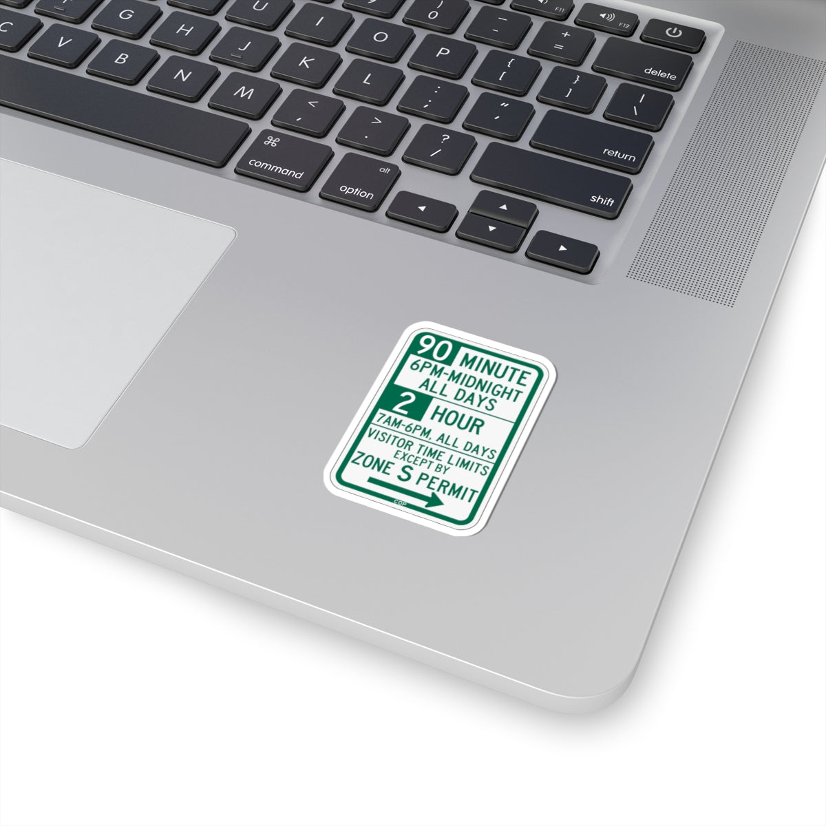 PBOT Road sign P4437L (Oregon) (Road Sign) STICKER Vinyl Kiss-Cut Decal