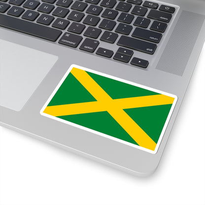 Alleged flag of the Captaincy General of Venezuela and war ensign of the State of Venezuela (Venezuela) STICKER Vinyl Kiss-Cut Decal