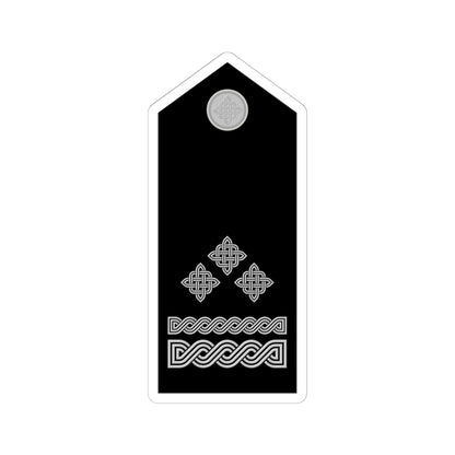 Naramenica svečane odore brigadira HRZ i PZO (Croatia) (Military Rank) STICKER Vinyl Kiss-Cut Decal