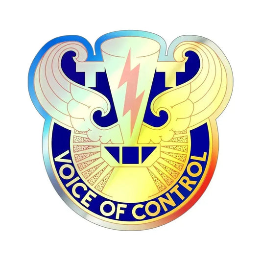 59th Air Traffic Control Battalion (U.S. Army) Holographic STICKER Die-Cut Vinyl Decal 6 Inch Holographic - The Sticker Space