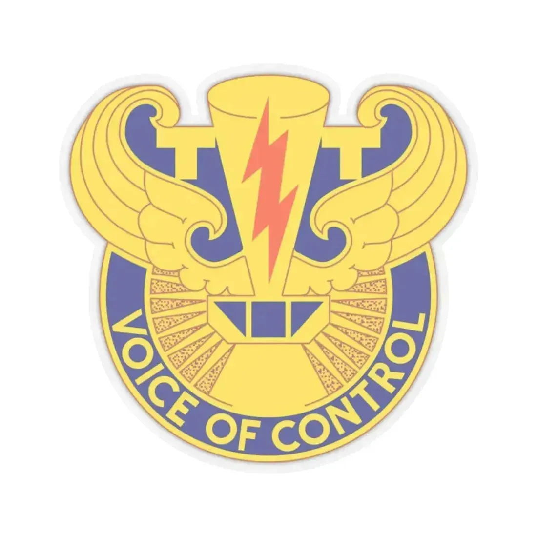 59th Air Traffic Control Battalion (U.S. Army) STICKER Vinyl Kiss-Cut Decal 6 Inch Transparent - The Sticker Space