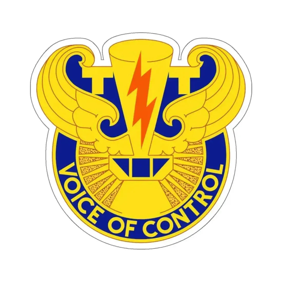 59th Air Traffic Control Battalion (U.S. Army) STICKER Vinyl Kiss-Cut Decal 6 Inch White - The Sticker Space