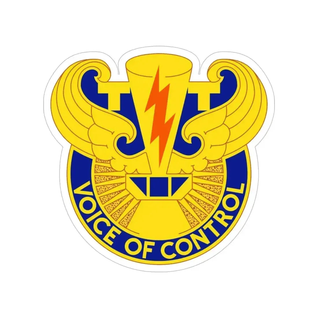 59th Air Traffic Control Battalion (U.S. Army) Transparent STICKER Die-Cut Vinyl Decal 5 Inch - The Sticker Space