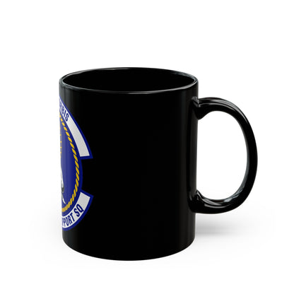 59th Dental Support Squadron (U.S. Air Force) Black Coffee Mug-The Sticker Space