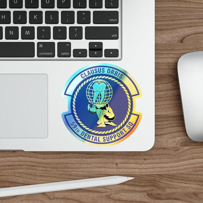 59th Dental Support Squadron (U.S. Air Force) Holographic STICKER Die-Cut Vinyl Decal-The Sticker Space