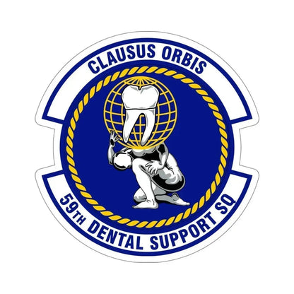59th Dental Support Squadron (U.S. Air Force) STICKER Vinyl Die-Cut Decal 6 Inch - The Sticker Space