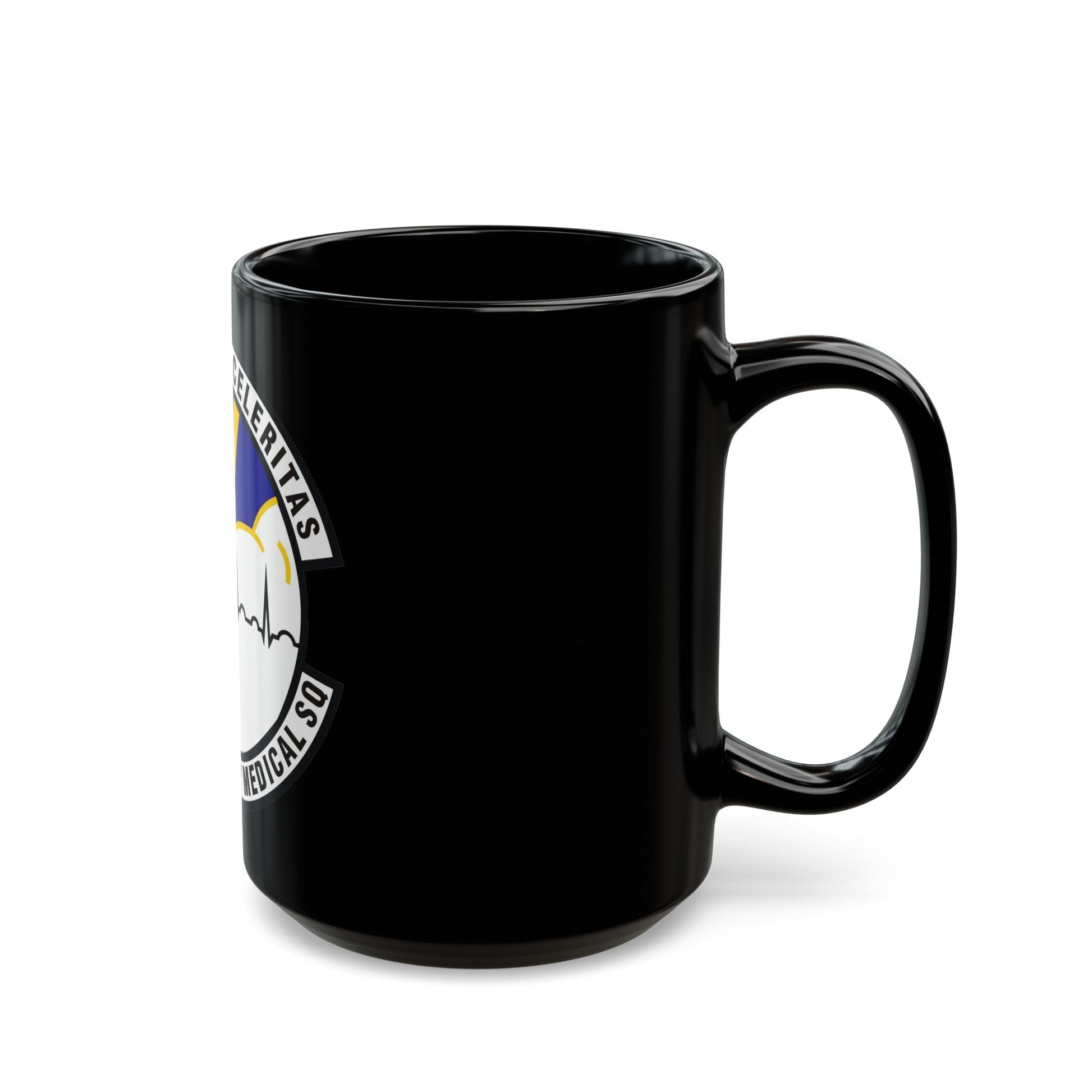 59th Emergency Medical Squadron (U.S. Air Force) Black Coffee Mug-The Sticker Space