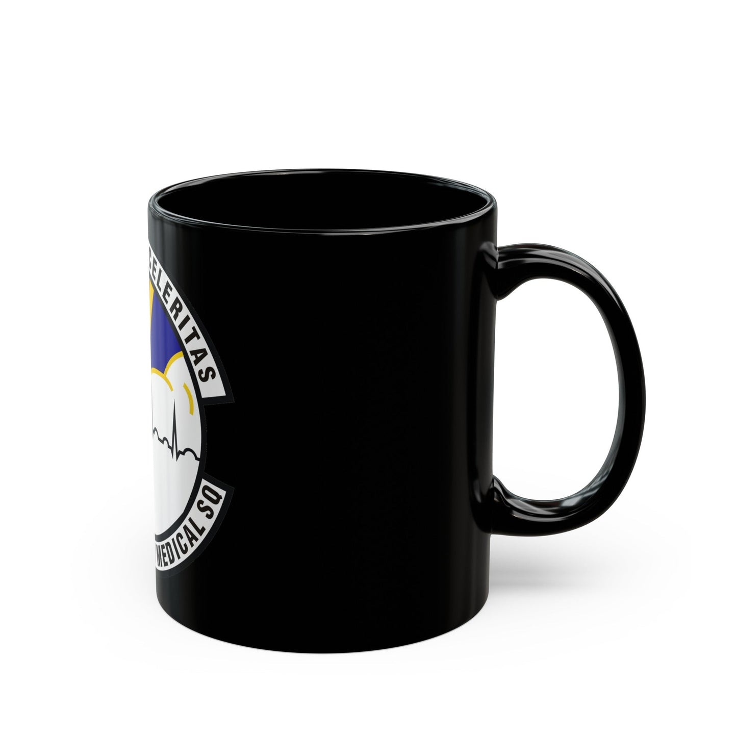 59th Emergency Medical Squadron (U.S. Air Force) Black Coffee Mug-The Sticker Space