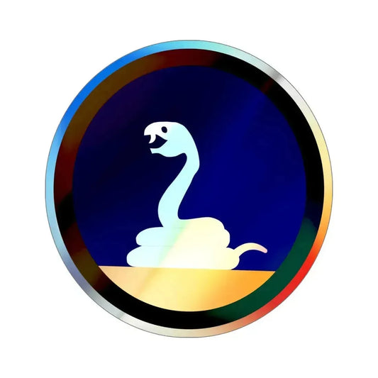 59th Infantry Division (U.S. Army) Holographic STICKER Die-Cut Vinyl Decal 6 Inch Holographic - The Sticker Space