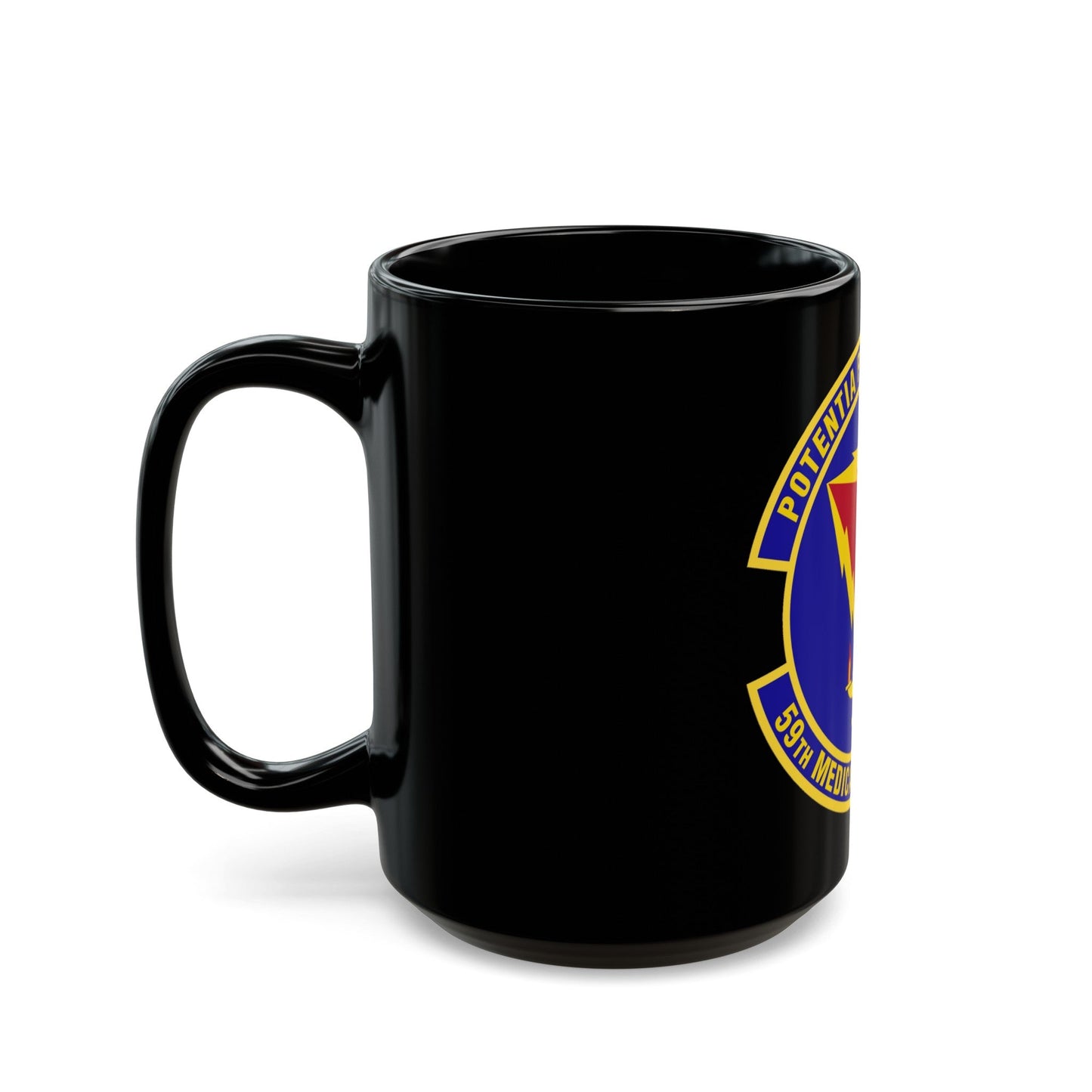 59th Medical Specialty Squadron (U.S. Air Force) Black Coffee Mug-The Sticker Space