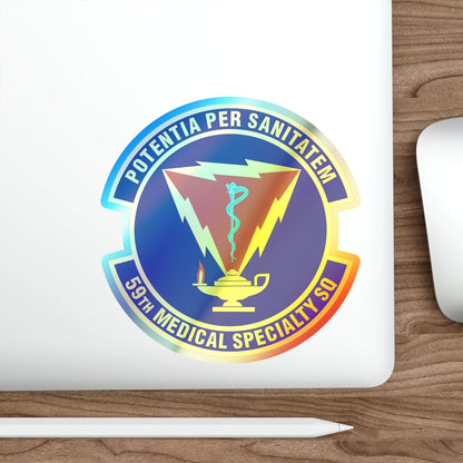 59th Medical Specialty Squadron (U.S. Air Force) Holographic STICKER Die-Cut Vinyl Decal-The Sticker Space