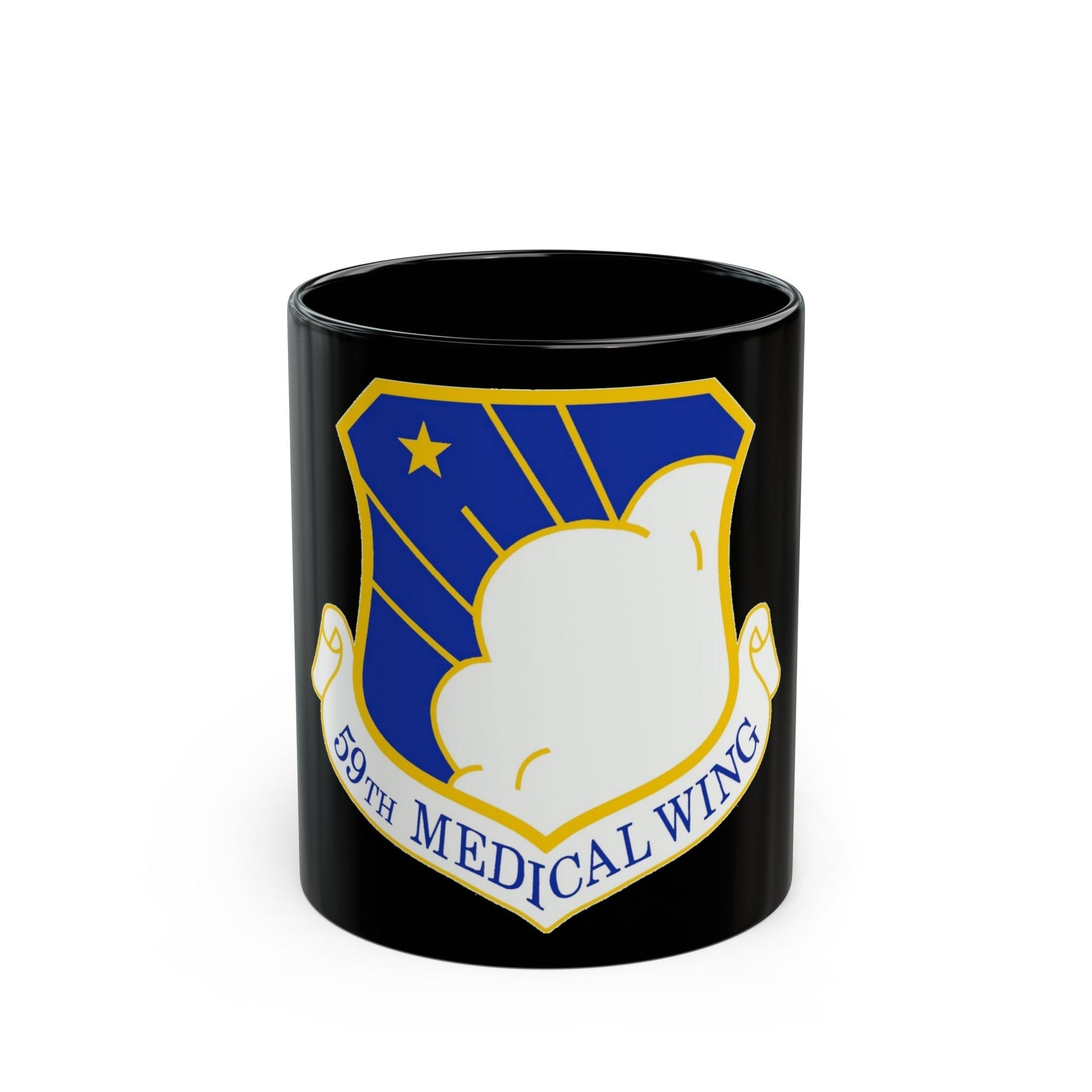 59th Medical Wing (U.S. Air Force) Black Coffee Mug-11oz-The Sticker Space