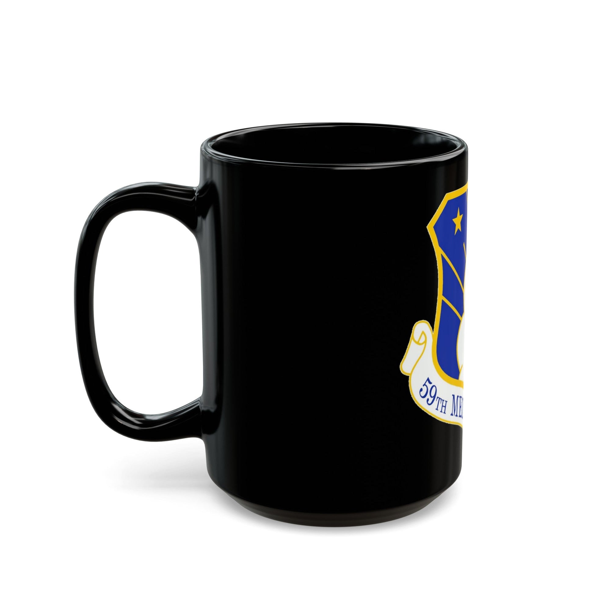 59th Medical Wing (U.S. Air Force) Black Coffee Mug-The Sticker Space