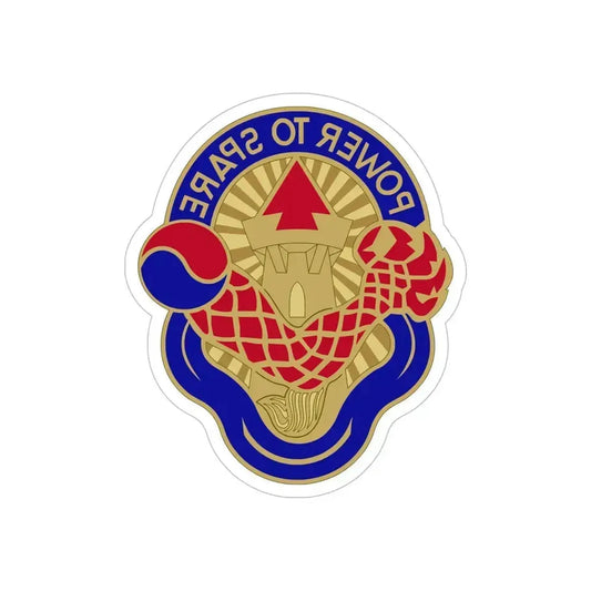 59th Ordnance Brigade 2 (U.S. Army) REVERSE PRINT Transparent Die-Cut STICKER 6 Inch Die-Cut Transparent - The Sticker Space