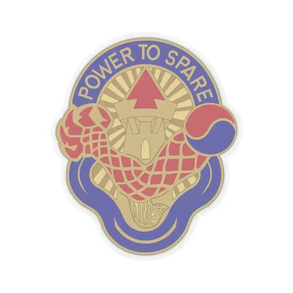 59th Ordnance Brigade 2 (U.S. Army) STICKER Vinyl Kiss-Cut Decal 3 Inch Transparent - The Sticker Space