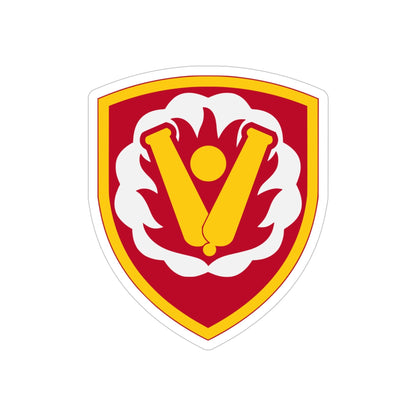 59th Ordnance Brigade (U.S. Army) REVERSE PRINT Transparent STICKER-5" × 5"-The Sticker Space