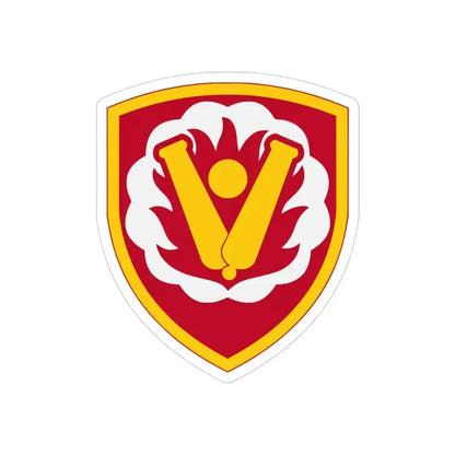 59th Ordnance Brigade (U.S. Army) REVERSE PRINT Transparent Die-Cut STICKER 3 Inch Die-Cut Transparent - The Sticker Space