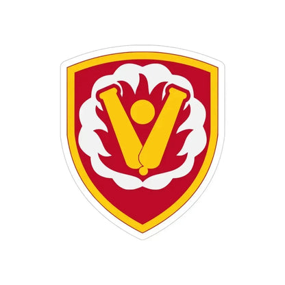 59th Ordnance Brigade (U.S. Army) REVERSE PRINT Transparent Die-Cut STICKER 4 Inch Die-Cut Transparent - The Sticker Space