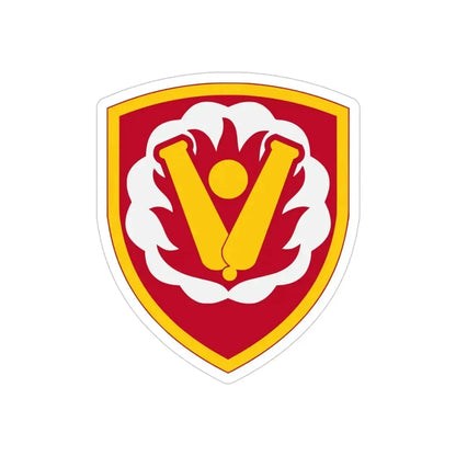 59th Ordnance Brigade (U.S. Army) REVERSE PRINT Transparent Die-Cut STICKER - The Sticker Space