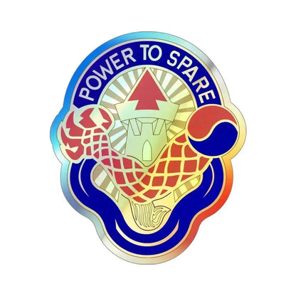 59th Ordnance Brigade v2 (U.S. Army) Holographic STICKER Die-Cut Vinyl Decal 4 Inch Holographic - The Sticker Space