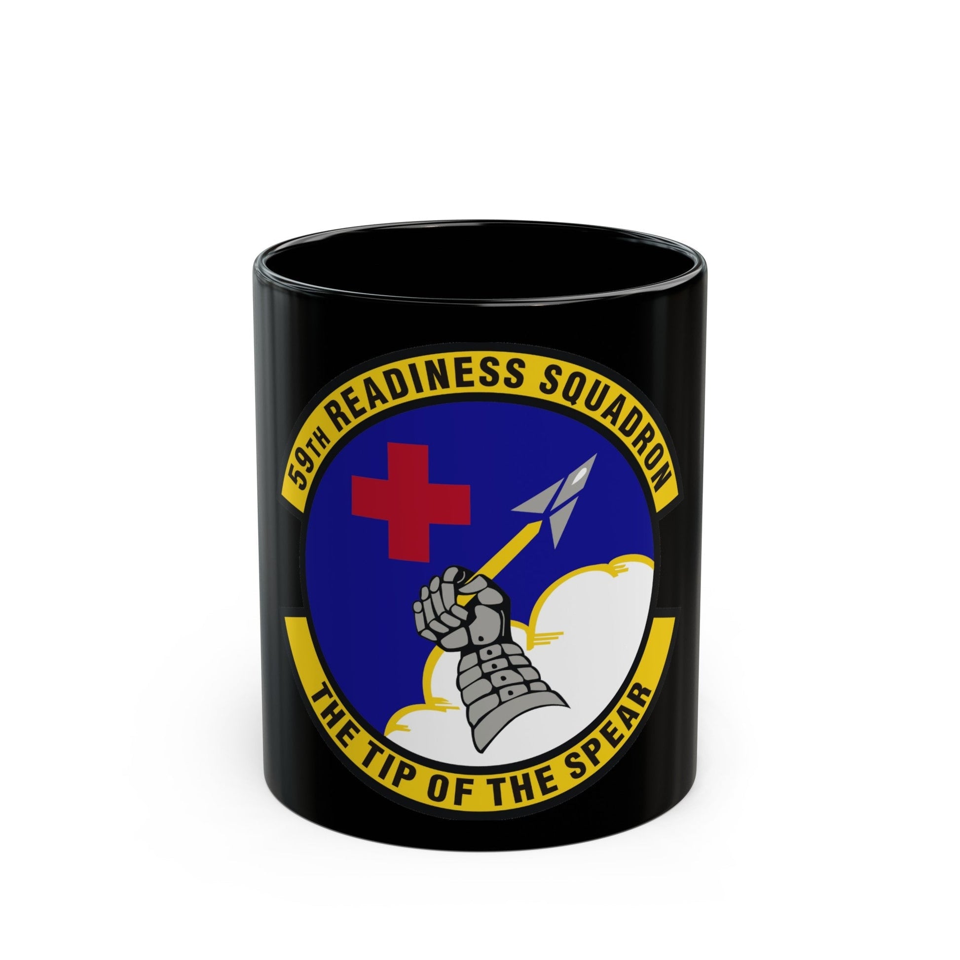 59th Readiness Squadron (U.S. Air Force) Black Coffee Mug-11oz-The Sticker Space