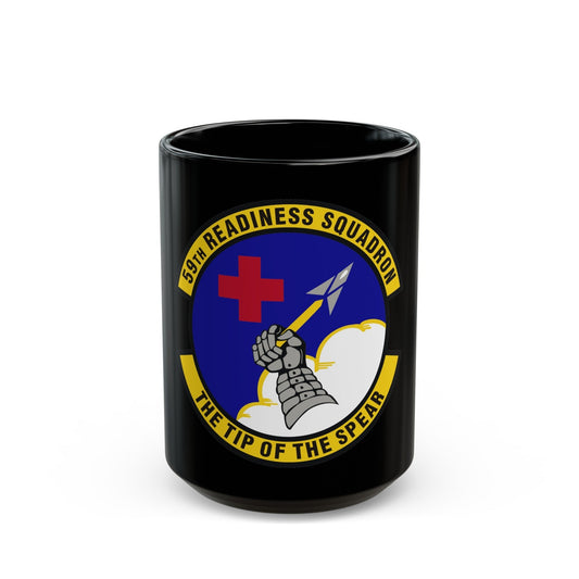 59th Readiness Squadron (U.S. Air Force) Black Coffee Mug-15oz-The Sticker Space