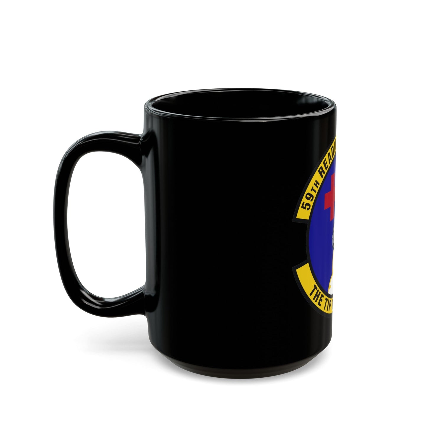 59th Readiness Squadron (U.S. Air Force) Black Coffee Mug-The Sticker Space