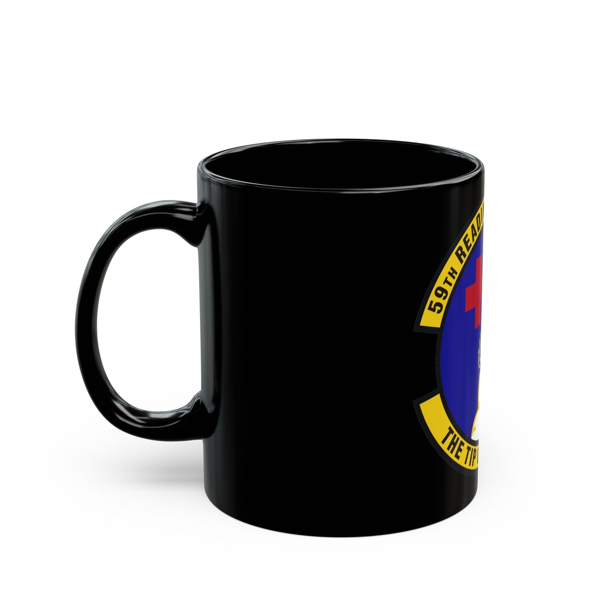 59th Readiness Squadron (U.S. Air Force) Black Coffee Mug-The Sticker Space