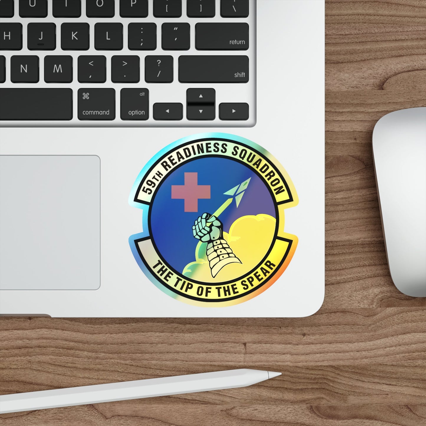 59th Readiness Squadron (U.S. Air Force) Holographic STICKER Die-Cut Vinyl Decal-The Sticker Space