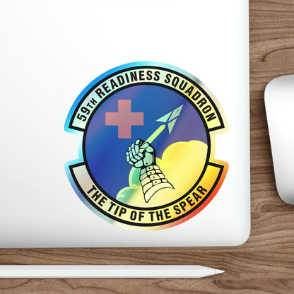 59th Readiness Squadron (U.S. Air Force) Holographic STICKER Die-Cut Vinyl Decal-The Sticker Space