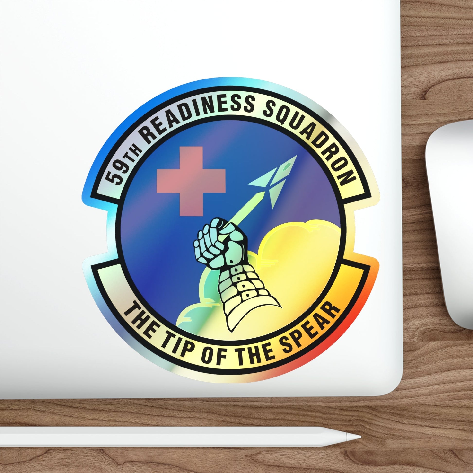 59th Readiness Squadron (U.S. Air Force) Holographic STICKER Die-Cut Vinyl Decal-The Sticker Space