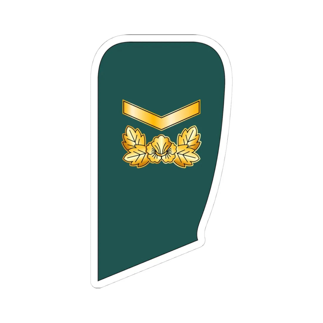 5.SKA SSG (Korea) (Military Rank) STICKER Vinyl Kiss-Cut Decal 4 Inch White - The Sticker Space