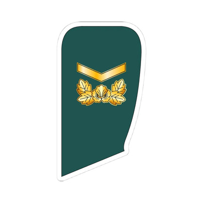5.SKA SSG (Korea) (Military Rank) STICKER Vinyl Kiss-Cut Decal 4 Inch White - The Sticker Space
