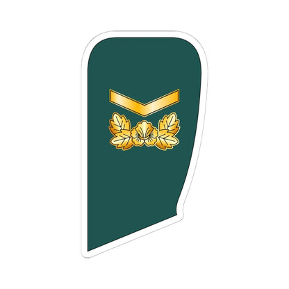 5.SKA SSG (Korea) (Military Rank) STICKER Vinyl Kiss-Cut Decal 6 Inch White - The Sticker Space