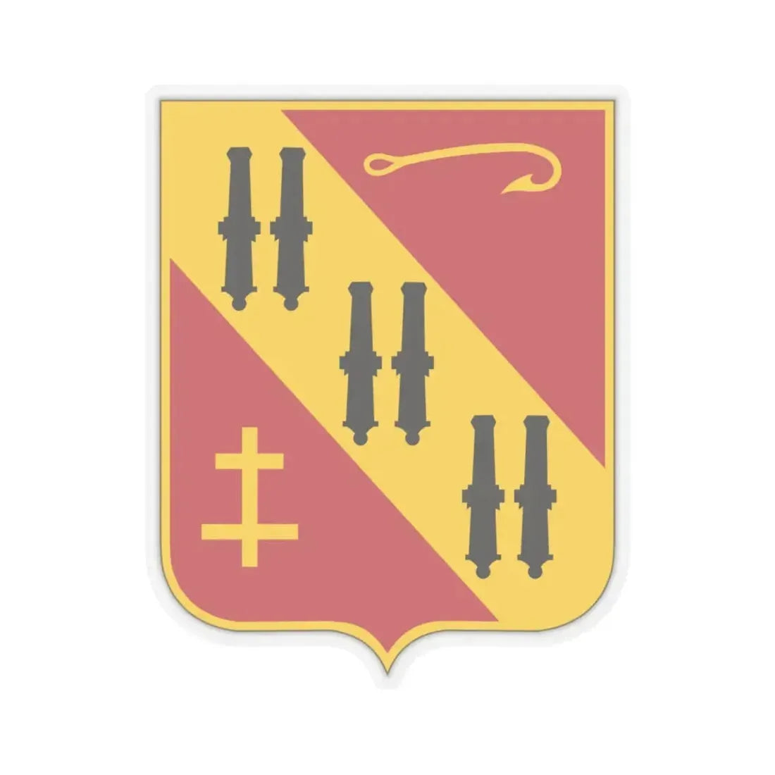 5th Air Defense Artillery (U.S. Army) STICKER Vinyl Kiss-Cut Decal 6 Inch Transparent - The Sticker Space
