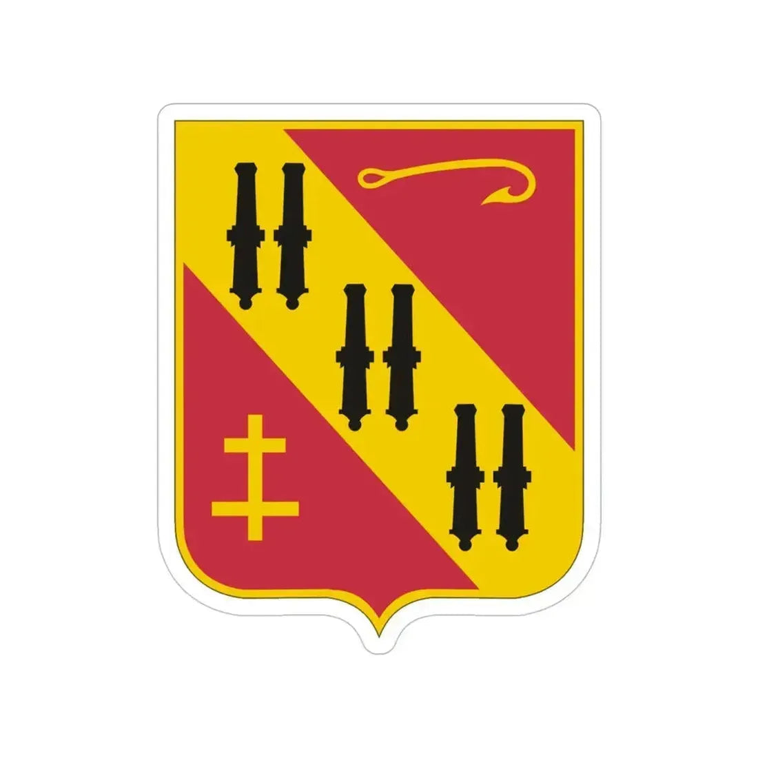 5th Air Defense Artillery (U.S. Army) Transparent STICKER Die-Cut Vinyl Decal 5 Inch - The Sticker Space