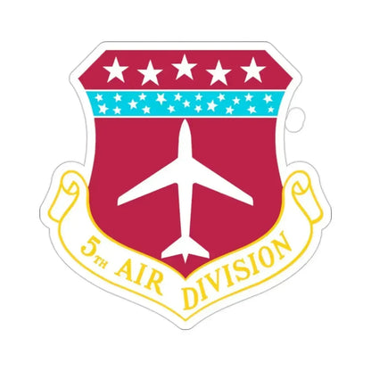 5th Air Division (U.S. Air Force) STICKER Vinyl Die-Cut Decal 2 Inch - The Sticker Space