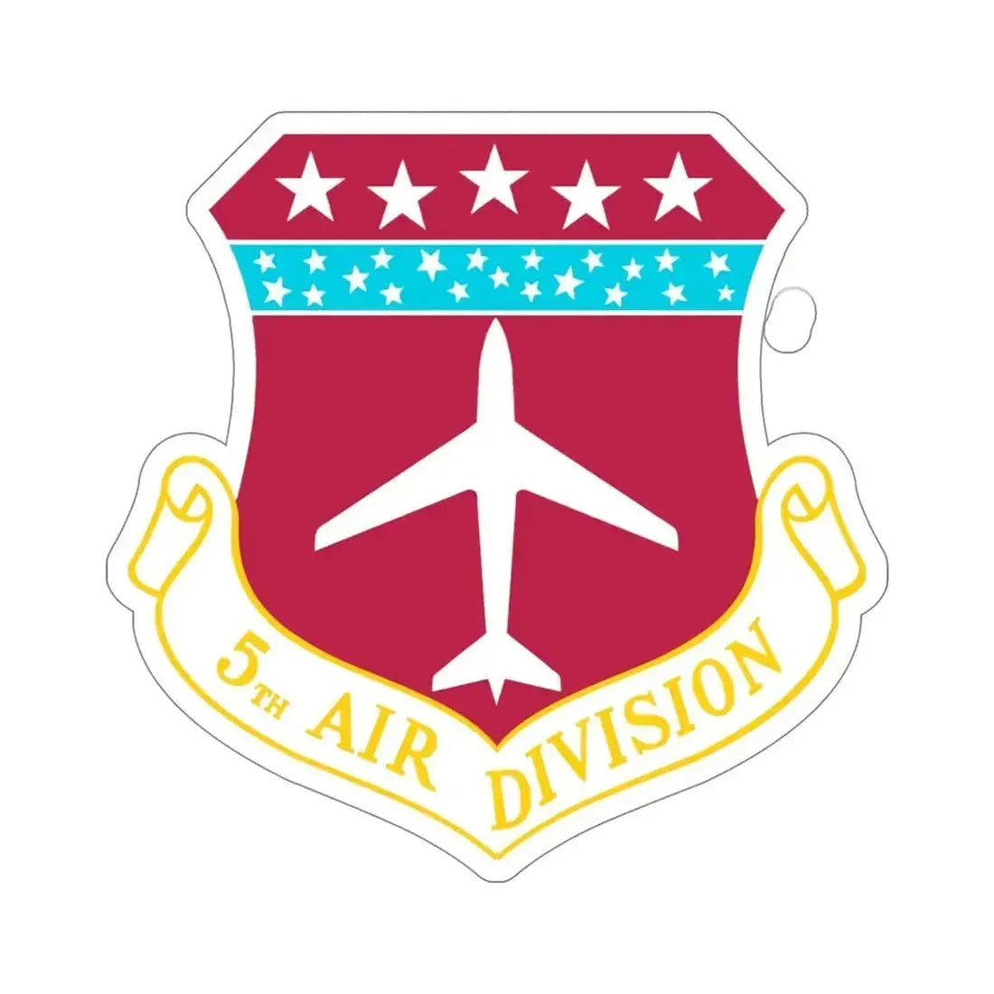 5th Air Division (U.S. Air Force) STICKER Vinyl Die-Cut Decal 6 Inch - The Sticker Space
