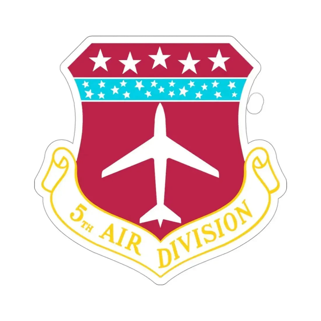 5th Air Division (U.S. Air Force) STICKER Vinyl Die-Cut Decal - The Sticker Space